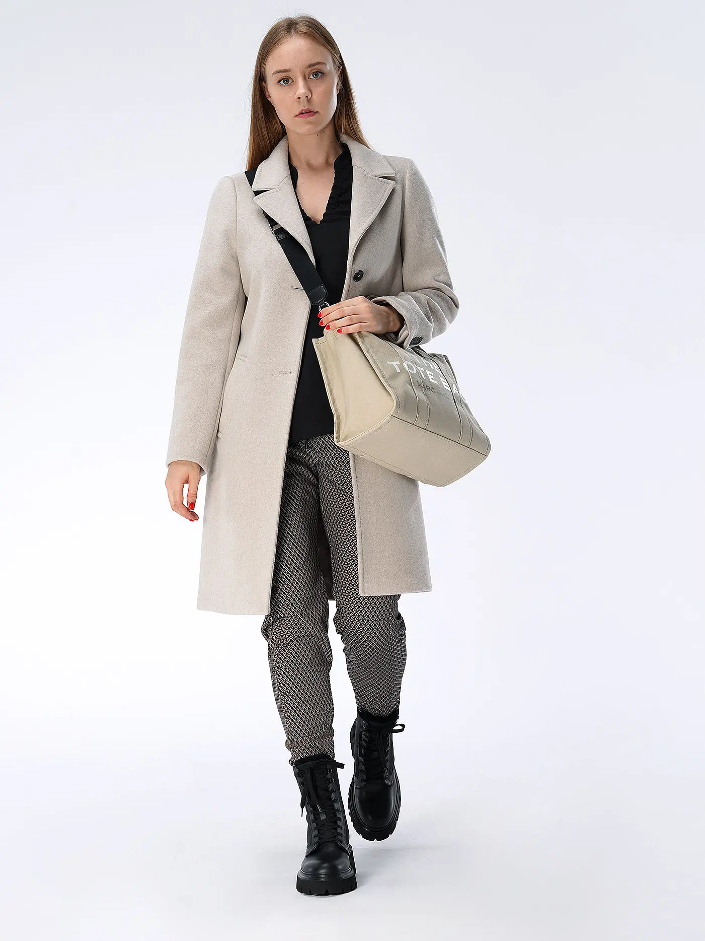 MARC JACOBS | Tasche - Tote Bag THE MEDIUM TOTE CANVAS | beige